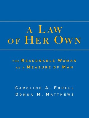 cover image of A Law of Her Own